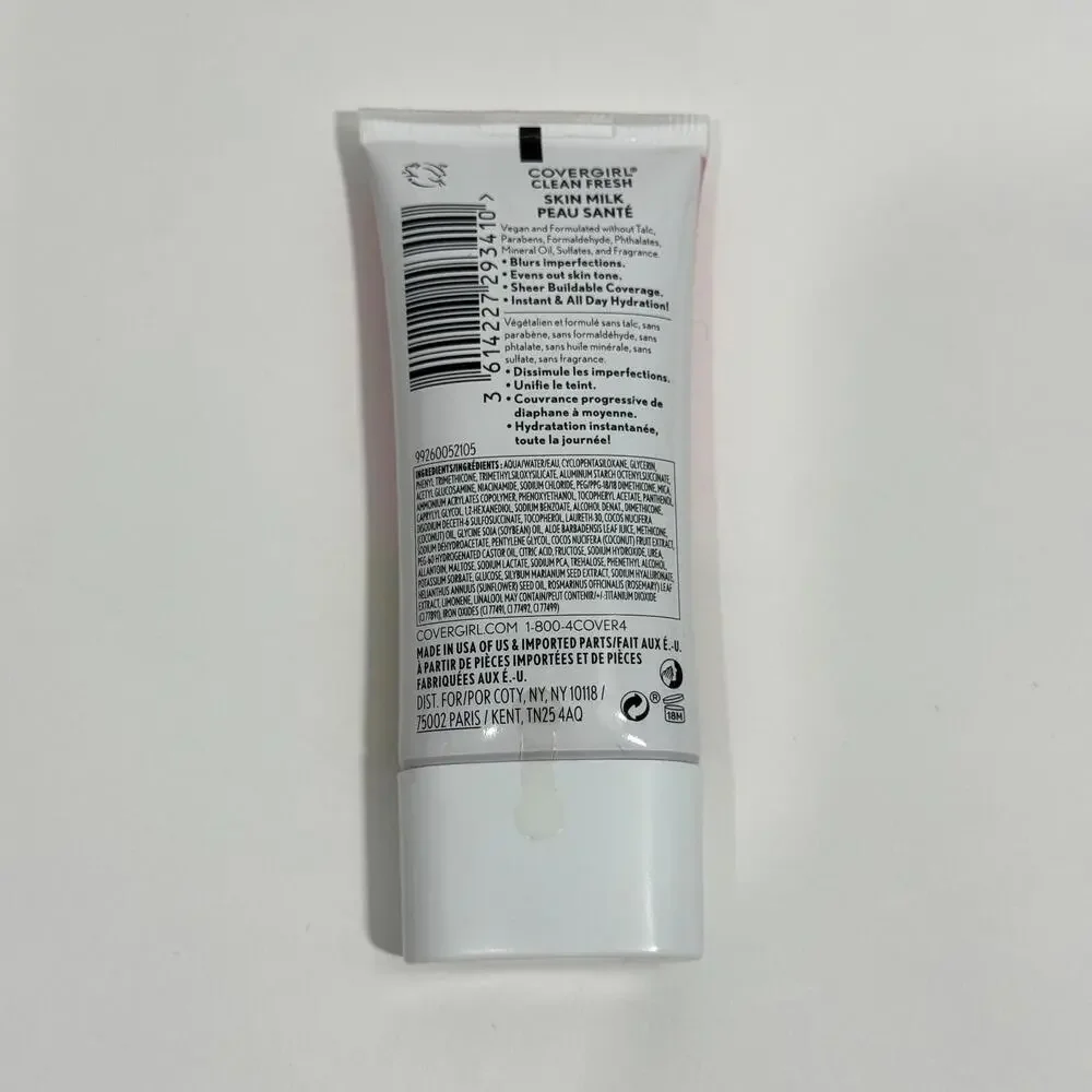 Covergirl Clean Fresh Skin Milk Nourishing Foundation 570 Medium Tan New